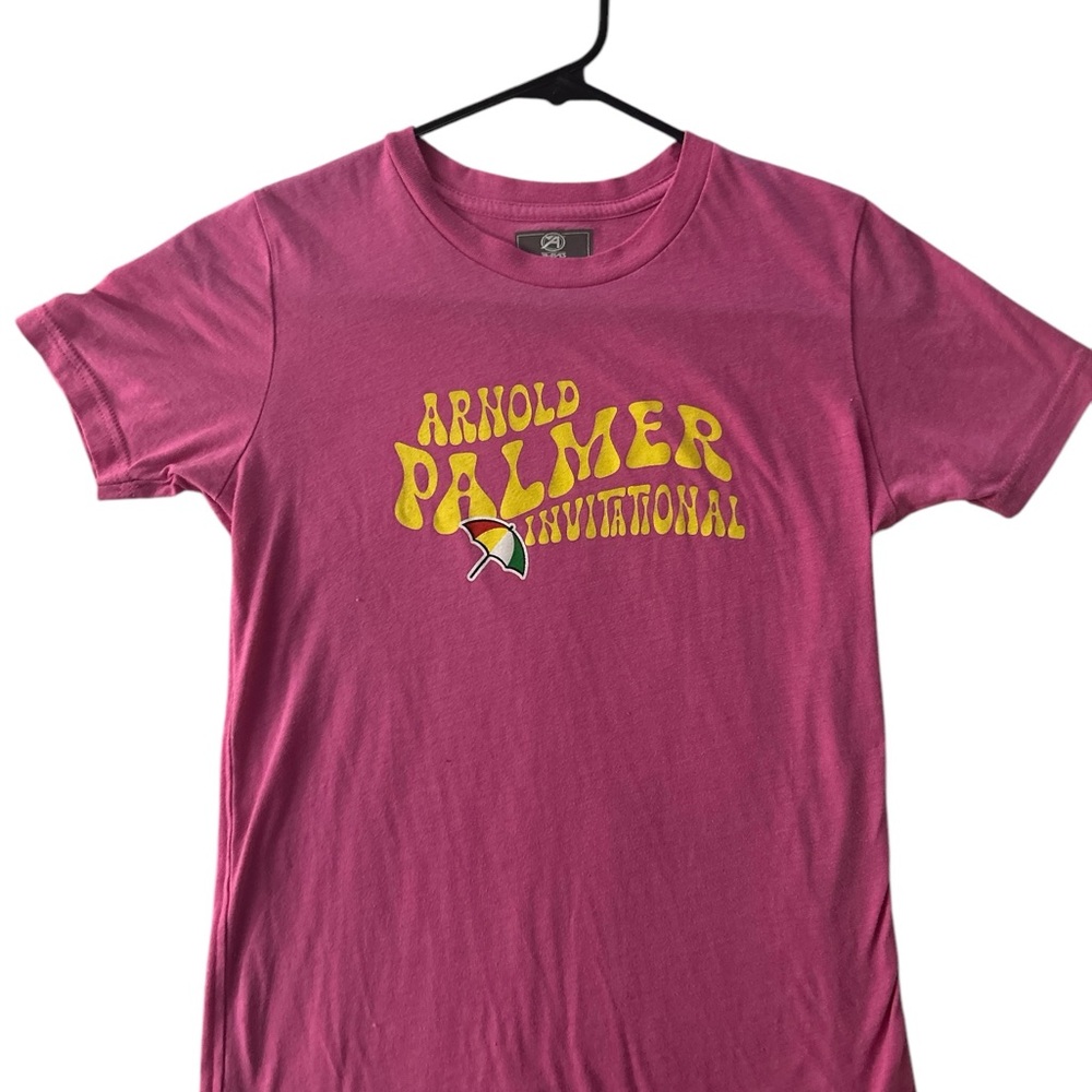 Arnold Palmer Invitational - Pink Short Sleeve Golf‎ Tee